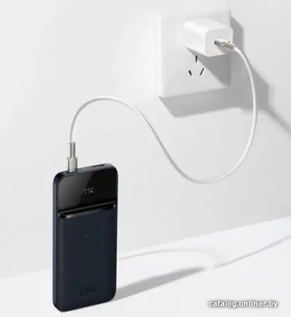 Внешний аккумулятор Baseus Magnetic wireless PPCXW10 10000mAh (черный)