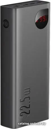 Внешний аккумулятор Baseus Adaman Metal Digital Display PPIMDA-C0A 30000mAh (черный)