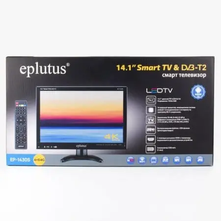 Портативный телевизор Eplutus EP-1430S SmartTV