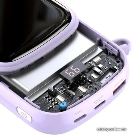 Внешний аккумулятор Baseus Qpow Digital Display PPQD-I05 20000mAh (фиолетовый)