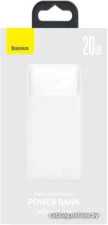 Внешний аккумулятор Baseus Bipow Digital Display PPDML-N02 30000mAh (белый)