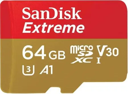 Карта памяти SanDisk Extreme microSDXC 64GB (без адаптером)