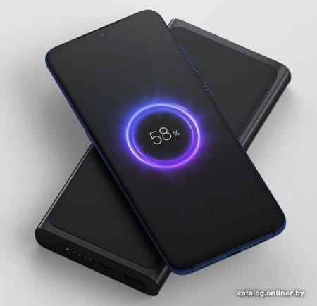 Внешний аккумулятор Xiaomi Mi Wireless Charger PLM11ZM 10000mAh (черный) Внешний аккумулятор Xiaomi Mi Wireless Charger PLM11ZM 10000mAh (черный)