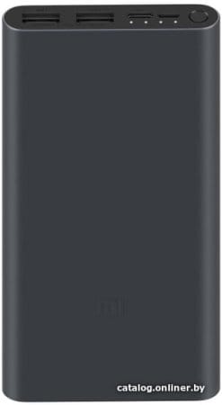 Внешний аккумулятор Xiaomi Mi Power Bank 3 PLM13ZM 10000mAh (черный) Внешний аккумулятор Xiaomi Mi Power Bank 3 PLM13ZM 10000mAh (черный)