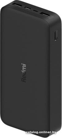 Внешний аккумулятор Xiaomi Redmi Power Bank 20000mAh (черный, международная версия) Внешний аккумулятор Xiaomi Redmi Power Bank 20000mAh (черный, международная версия)