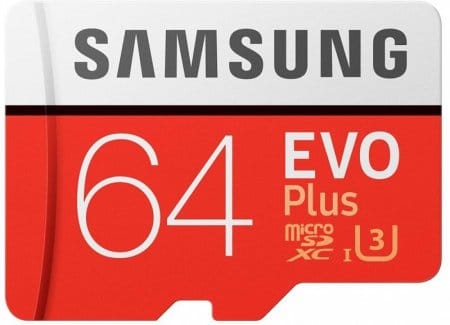 Карта памяти Samsung EVO Plus microSDXC 64GB + адаптер Карта памяти Samsung EVO Plus microSDXC 64GB + адаптер