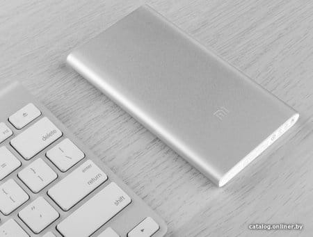 Внешний аккумулятор Xiaomi Mi Power Bank 2 5000mAh (серебристый) Внешний аккумулятор Xiaomi Mi Power Bank 2 5000mAh (серебристый)