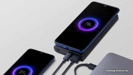 Внешний аккумулятор Xiaomi Mi Wireless Charger PLM11ZM 10000mAh (черный) Внешний аккумулятор Xiaomi Mi Wireless Charger PLM11ZM 10000mAh (черный)