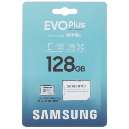 Карта памяти Samsung EVO Plus microSDXC 128GB (с адаптером) Карта памяти Samsung EVO Plus microSDXC 128GB (с адаптером)