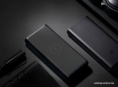 Внешний аккумулятор Xiaomi Mi Wireless Charger PLM11ZM 10000mAh (черный) Внешний аккумулятор Xiaomi Mi Wireless Charger PLM11ZM 10000mAh (черный)