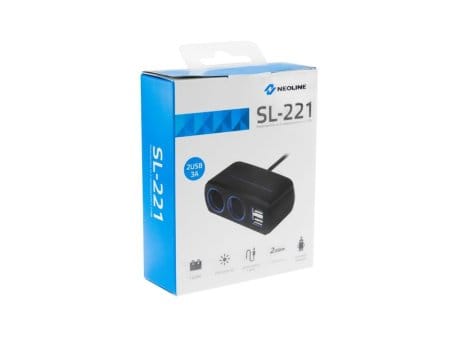 Разветвитель прикуривателя Neoline SL221 Разветвитель прикуривателя Neoline SL221