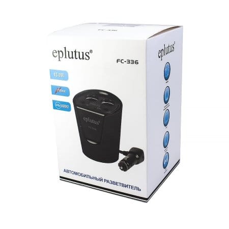 Разветвитель прикуривателя Eplutus FC336 Разветвитель прикуривателя Eplutus FC336