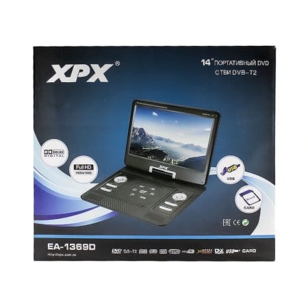 Портативный DVD XPX EA-1369D Портативный DVD XPX EA-1369D