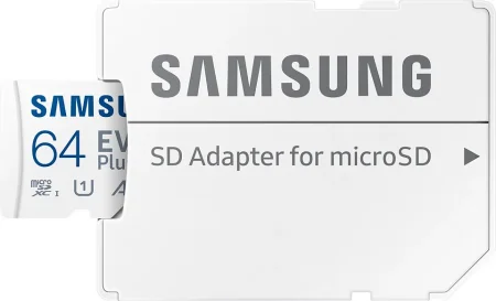 Карта памяти Samsung EVO Plus microSDXC 64GB (с адаптером) Карта памяти Samsung EVO Plus microSDXC 64GB (с адаптером)