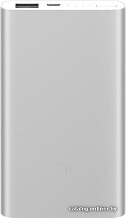 Внешний аккумулятор Xiaomi Mi Power Bank 2 5000mAh (серебристый) Внешний аккумулятор Xiaomi Mi Power Bank 2 5000mAh (серебристый)