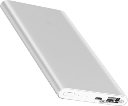 Внешний аккумулятор Xiaomi Mi Power Bank 2 5000mAh (серебристый) Внешний аккумулятор Xiaomi Mi Power Bank 2 5000mAh (серебристый)
