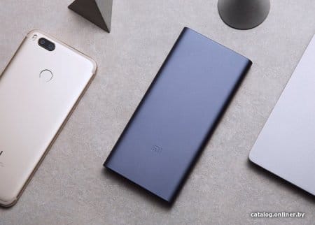 Внешний аккумулятор Xiaomi Mi Power Bank 2i 10000mAh (темно-синий) Внешний аккумулятор Xiaomi Mi Power Bank 2i 10000mAh (темно-синий)