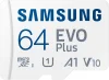 Карта памяти Samsung EVO Plus microSDXC 64GB (с адаптером) Карта памяти Samsung EVO Plus microSDXC 64GB (с адаптером)