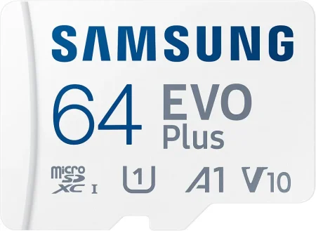 Карта памяти Samsung EVO Plus microSDXC 64GB (с адаптером) Карта памяти Samsung EVO Plus microSDXC 64GB (с адаптером)