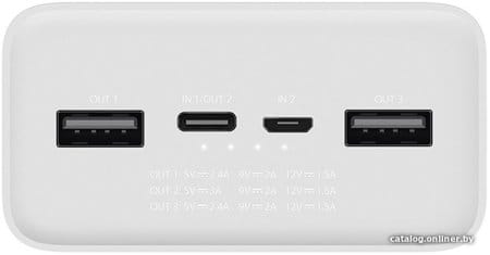 Внешний аккумулятор Xiaomi Mi Power Bank 3 PB3018ZM 30000mAh (белый) Внешний аккумулятор Xiaomi Mi Power Bank 3 PB3018ZM 30000mAh (белый)