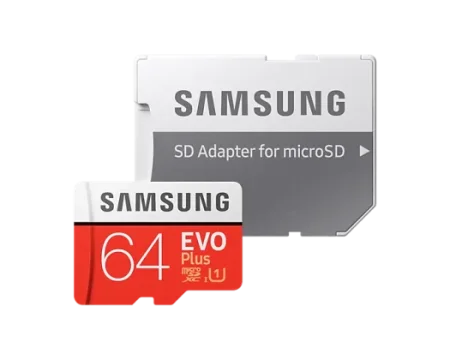 Карта памяти Samsung EVO Plus microSDXC 64GB + адаптер