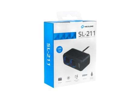 Разветвитель прикуривателя Neoline SL211 Разветвитель прикуривателя Neoline SL211