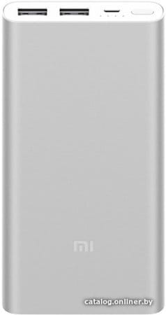 Внешний аккумулятор Xiaomi Mi Power Bank 2S 10000mAh (серебристый) Внешний аккумулятор Xiaomi Mi Power Bank 2S 10000mAh (серебристый)