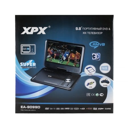 Портативный DVD XPX EA-9099D Портативный DVD XPX EA-9099D