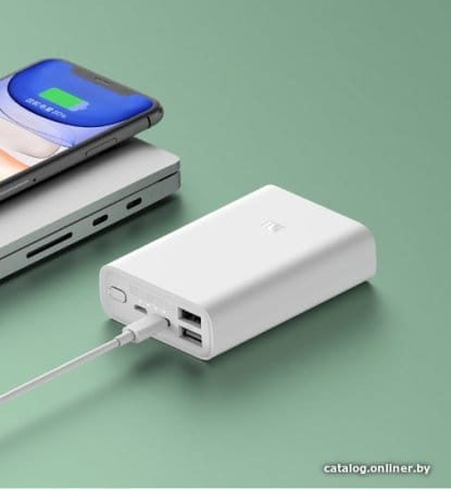 Внешний аккумулятор Xiaomi Pocket Pro PB1022ZM 10000mAh (белый, китайская версия) Внешний аккумулятор Xiaomi Pocket Pro PB1022ZM 10000mAh (белый, китайская версия)